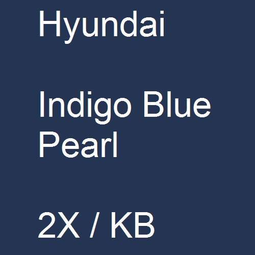 Hyundai, Indigo Blue Pearl, 2X / KB.